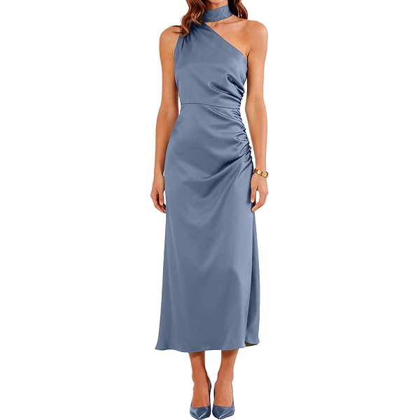off the shoulder puffy dress Off-shoulder with Puffy Sleeves Maxi Dress