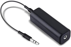 DIOCHE 3.5mm Audio Noise Filter, Ground Loop Noise Isolator for Home/car/Computer Stereo Systems