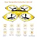 Mini Drone, Upgraded Hand Control Drones Easy to Fly Even to Kids and Beginners Helicopter Quadcopter with Infrared Obstacle Avoidance 3D Flips LED Throw to Fly Altitude Hold Boy Toys Drone