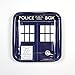 Doctor Who Party Plate Set - 8 Square 9-Inch TARDIS Door Paper Plates - Dr Who Tardis Police Call Box -Themed Tableware Decorations - Space & Time Travel Birthday Party Supplies - For Kids, Teen Fans