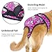 PETBABA Female Dog Diapers, 3 Pcs Period Pants, Reusable Washable Cover Up Panties, Adjustable Nappies Suitable Medium to Large Women in Heat Season in XXL
