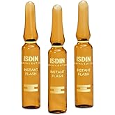 ISDIN Isdinceutics Instant Flash Firming and Lifting Serum for Face with Antioxidants and Hyaluronic Acid - 5 ampoules, 0.06FL OZ x 5