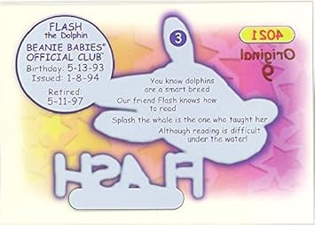 ecco the dolphin beanie baby