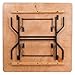 Flash Furniture 48” Square Wood Folding Banquet Tablethumb 1