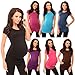 Purpless Maternity Plain Cotton Top Pregnancy T-Shirt Tee for Pregnant Women 5010