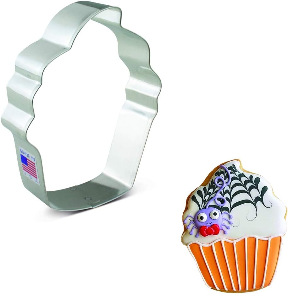 Ann Clark Cookie Cutters Cupcake Cookie Cutter, 4"