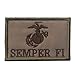 Military Patches Compatible USMC Semper Fi Tactical Uniform Military Embroidered Applique