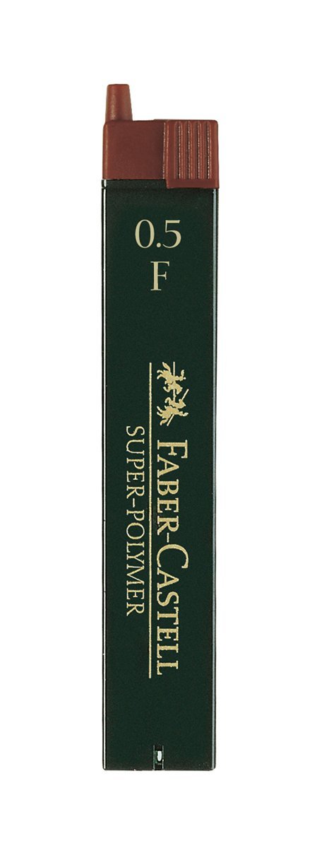 Faber-Castell Miscellaneous Super-Polymer Fineline Lead, 0.5mmBlack, F, for Art, Craft, Drawing, Sketching, Home, School, University, Colouring — image 1