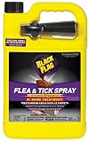 Black Flag Flea & Tick Killer Home Treatment with Growth Regulator Spray, 1-Gallon