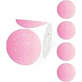 STARLIBOO Thermal Labels 3 inch, Round Thermal Printer Labels, Circle Direct Thermal Stickers for DIY Logo Design, Shipping, Name Tag, Compatible with Rollo&MUNBYN (Matte Pink)