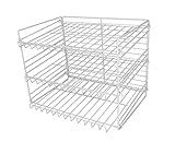 PRO-MART DAZZ 3 Tier Can Rack Organizer, White (Kitchen)
