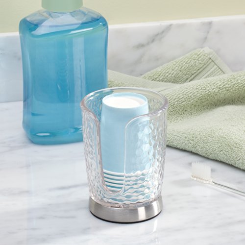 Interdesign Rain Disposable Paper Cup Dispenser For Bathroom