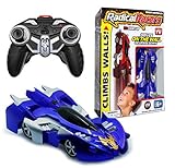 Radical Racers Wall-Climbing Car, Remote-Controlled with 360 Degrees Turn Functionality for Multi Directional Play As Seen On TV (Blue)