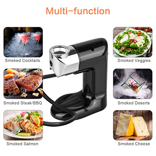 Smoking Gun Food Smoker Cocktails Smoke Infuser, Portable Handheld Indoor Cold Smoke Generator Tool for Meat, Drinks, BBQ, Cheese - Thumbnail 2