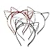 Manc GG Boutique Cat Ear Headband Headwear Hair Head Bands Hair Accessories for Women and Girls 6PCS