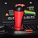 Joyshaker Shaker Bottle for Protein Mixes, Leak Proof Guarantee BPA and Phthalate-Free Plastic Wide Mouth Gyms Sports Shaker Cup With Mixer 28oz (Dark red)