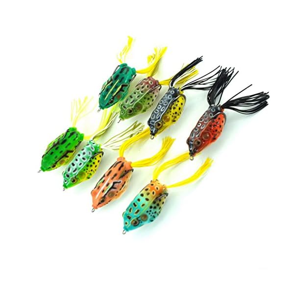 Aorace-8pcs-Lifelike-Topwater-Frog-Fishing-Lure-Crankbait-Hooks-Bass-Soft-Lure-Bait-Tackle-24-6cm047oz-134g Aorace-8pcs-Lifelike-Topwater-Frog-Fishing-Lure-Crankbait-Hooks-Bass-Soft-Lure-Bait-Tackle-24-6cm047oz-134g