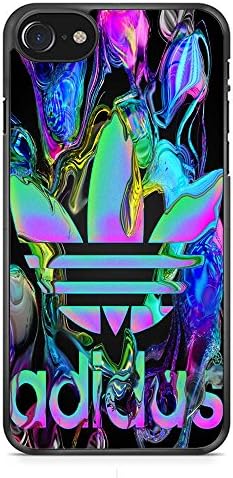 Gebleg-Adidas Water Color For iPhone 7 Case With Material Black Hard Plastic Case