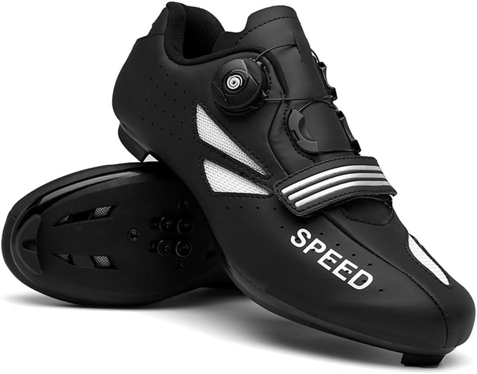 Amazon.com : UYBAG Lightweight Cycling Spinning Shoe Professional Road Bike Shoes with Lock 