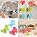 1PC Adorable Butterfly-Shaped Silicone Anti-Scald Device Kitchen Tool Gadget Random Color