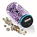 HeQiao Digital Coin Bank Auto Counting Money Savings Jar for US Coins (Purple)