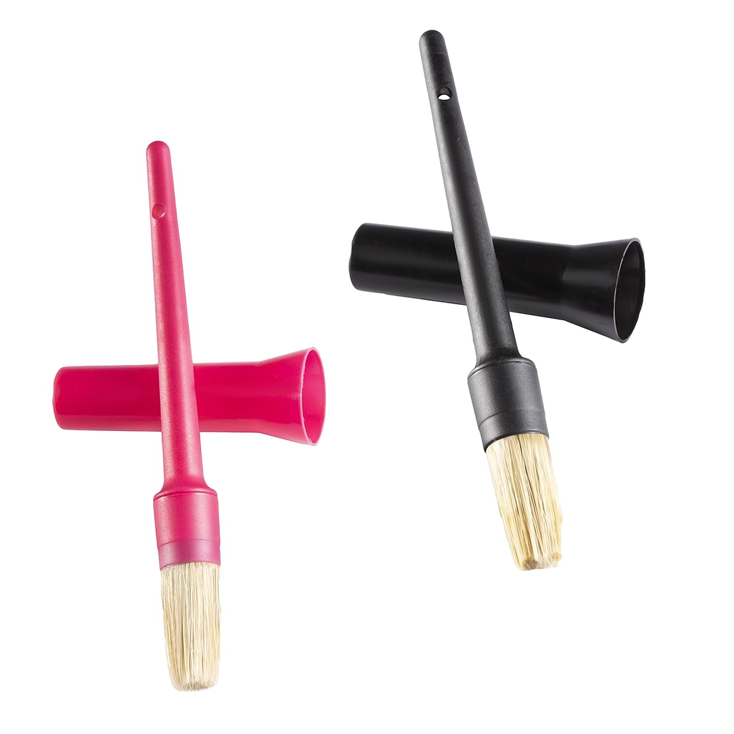 MFUOE Hoof Oil Brush Kit - 2pcs Hoof Dressing & Pick Brush, Portable Cleaning Tools for Horses