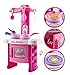 Kids Kitchen Toy, Kitchen Playset Simulation Kitchen Cookware Pretend Role Play Toy 21