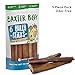Baxter Boy 6-inch Premium Grade Bully Sticks Dog Treats [Extra-Thick], (5 Pack) – 6” Long All Natural Gourmet Dog Treat Chews – Fresh and Tasty Beef Flavor – 30% Longer Lasting
