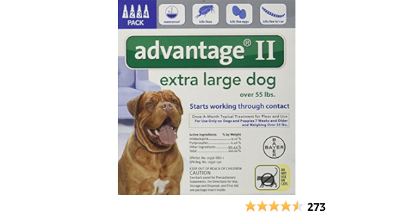 advantage 2 extra large dog
