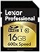 Lexar Professional 600x 16GB SDHC UHS-I Flash Memory Card LSD16GCRBNA6002 - 2 Pack