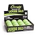 Champion Sports Colored Lacrosse Balls: Green Official Size Sporting Goods Equipment for Professional, College & Grade School Games, Practices & Recreation - NCAA, NFHS and SEI Certified - 12 Pack