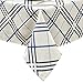 TUBEROSE 60 x 84 Inch Checkered Rectangle Table Cloth - Stain Resistant Waterproof Picnic Gingham Tablecloth for Outdoor Indoor, Navy Blue and White