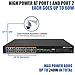 BV-Tech 26 Port PoE+ Managed Switch (24 PoE+ Ports | 2 Gigabit Ethernet or SFP Uplink) - 220W - 802.3at
