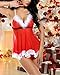 Avidlove Womens Christmas Lingerie Red Santa Babydolls Chemises Set Sexy Santa Lingerie Santa Outfits