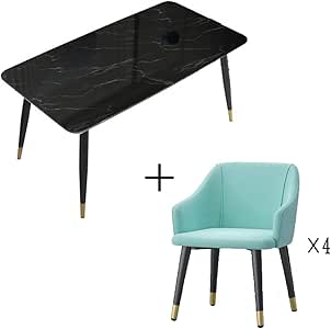 Amazon.com : Leisure Table and Chair Set Office Negotiating Table Hotel Reception Meeting Room ...