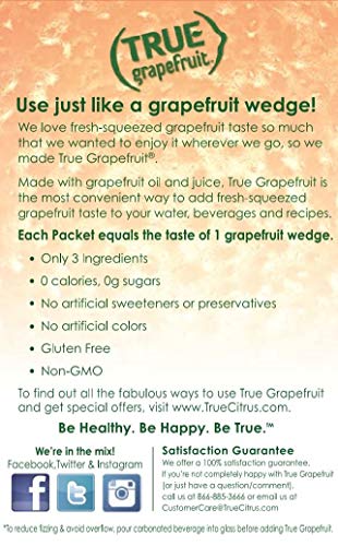 True Grapefruit Sachet Packets, 32 Count (0.90 oz) - //medicalbooks.filipinodoctors.org
