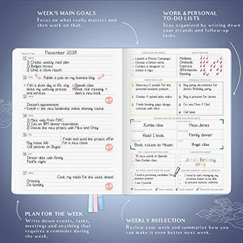 Legend Planner PRO Deluxe Weekly & Monthly Life Planner to Increase