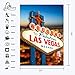 LYLYCTY 5x7ft Classical Vacation Sign Las Vegas Photography Backdrop Photo Studio Background Props1.5×2.1m BG052