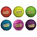 K-Roo Sports Atomic Athletics Neon Rubber Playground Balls - 6 Pack of Youth Size, includes Pump & Storage Bag - Basketball