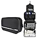 MLMSY Travel Toiletry Bag Cosmetic Organizers with Hanging Hook Use in Hotel,Bathroom(Black)