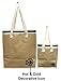 2 Piece Earthwise Insulated Reusable Grocery Shopping Bag Set 1 Small Lunch Bag & 1 Large Thermal Cooler Tote w/Zip Top Closure (2 Piece Set)