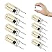 Seealle G8 LED Bulb Dimmable 2W Warm White 3000K 20W Halogen G8 Bulb Replacement for Cabinet Puck Lighting Under Counter Kitchen Lighting G8 Bi-Pin Base AC110-130V (Pack of 8)