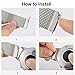 Wearable4U Milanese Magnetic Loop Quick Release Replacement Stainless Steel Watch Band Strap 18, 20 or 22mm (Silver, 20 mm)