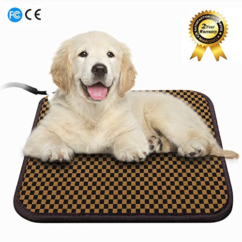 JYBL Pet Heating PadDog & Cat Heating MatOver Heat Protection & Adjustable TemperatureIndoor