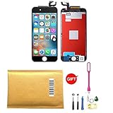 EXW LCD Digitizer & 3D Touch Screen Replacement front Glass with Digitizer Assembly for Iphone 6Splus 5.5inch Screen Black