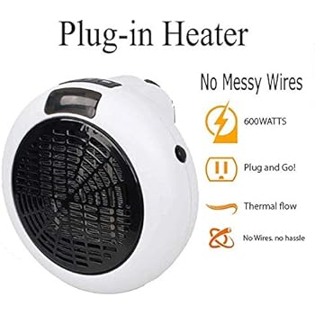 Insta Heat S1 Space Heater, White, Black
