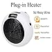 Insta Heat S1 Space Heater, White, Black