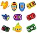 WolVol Pack of 10 Kids Bath Toys Floating Bathtub Toy Cars Train Boat Aircraft Vehicles