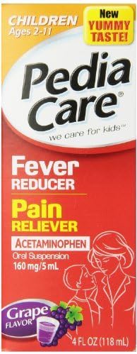 Pediacare Fever Reducer &amp; Pain Reliever, Grape, 4-Ounce by Pediacare