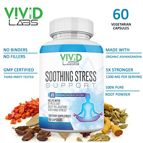 Anti Anxiety & Stress Relief Supplement Natural Plant Based Herbal